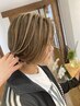カラー+カット＋ポイントハイライト(白髪ぼかし込み) ￥13500～
