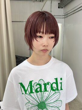 ハット(HUT) 【顔周りにワンポイント☆ショートヘア】