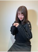 レディース艶髪ボブセミロングスタイル
