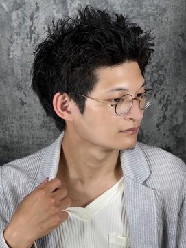 プレミアムバーバー 目黒店(PREMIUM BARBER produce by HIRO GINZA) スパイキーショート