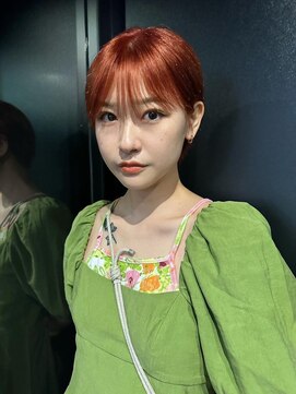 レオニード 表参道(LEONID) オレンジショート