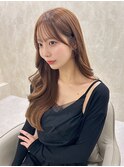 大人可愛いレイヤースタイル/ミルクティーベージュ
