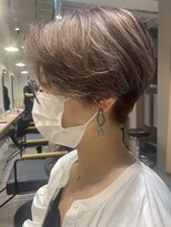 エトラ 渋谷店(etora)&nbsp;ハイトーンベージュ　ハンサムショート