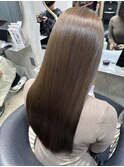 艶髪　ベージュ　グレージュ　ケラチントリートメント
