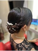 結婚式お呼ばれヘアアレンジ