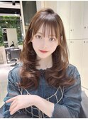 顔まわりレイヤー×透明感から笑