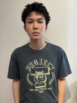 アンジェ(ange)&nbsp;スパイキーショート/短髪パーマ/眉毛カット(加藤玲)