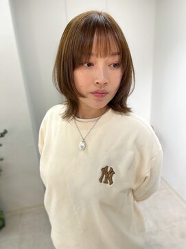 ネウィ/ジャム 三宮(newi/JAM) 大人かわいいミルクティーブラウン