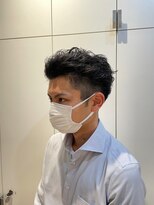 ヘアサロン ガリカ 表参道(hair salon Gallica)&nbsp;爽やかアップバングショート/ツーブロック刈り上げ