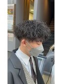 波巻きスパイラル/メンズカット/メンズ/メンズサロン/波巻き
