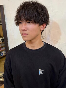 タイクーン(TYCOON) メンズニュアンスパーマ／メンズツイスト/束感パーマ/鎌取