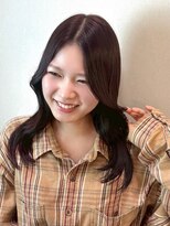 ホワイトレーベルグラ(White Label gra)&nbsp;大人チェリーブラウン×autumnセミロング