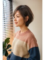 コポル(Copol)&nbsp;まわりと差がつく大人ショート×ラベンダーグレージュ