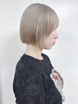 ラウンジ モリオ イケブクロ(Lounge MORIO Ikebukuro) ＊ミニボブ切りっぱなしボブ浦和ボブ大人ボブ顎ラインボブディ