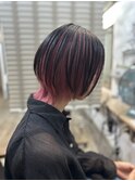 ミルクティーベージュダブルカラーインナーカラーケアブリーチ