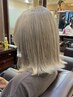 《石川》白髪ぼかしFプラン/ケアブリーチダブルカラーで一気に脱白髪染め