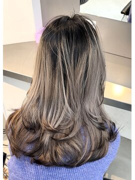 ラック 表参道(LUCK) レイヤー テールカラー