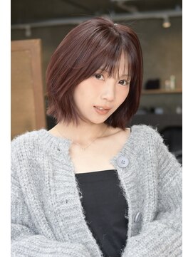 ビューティアンドトリップ クイーンズグッドプラン(Beauty&Trip QUEENS Good Plan) レイヤーボブ×ボルドー