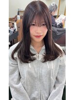 サンチャサロン(sancha salon)&nbsp;サイドバングで重すぎない艶ヘアに