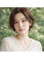 クラーロ フジノミヤ(Claro Fujinomiya) 透明感アッシュ×ふんわりウェーブショート