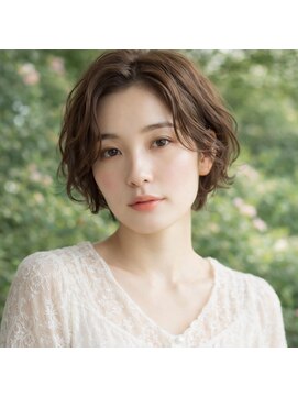 クラーロ フジノミヤ(Claro Fujinomiya) 透明感アッシュ×ふんわりウェーブショート