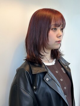 エクテ(ecouter) ミディアムレイヤーモカブラウンダークパープル