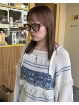 ヒントステーション(HINTSTATION)&nbsp;〈浅草 半個室〉オン眉×ブリーチなしベージュ