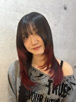 ブロッサム 池袋店(Blossom) イメチェン/グラデーション/レッド/レイヤー/前髪/池袋/Rio
