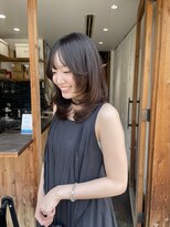 テイ(tei) 韓国風/顔周りレイヤー/ミディアム