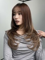 ロンド 銀座(Lond) ◎ ミルクティーベージュ/クラゲヘア/顔周り/シースルー/銀座33
