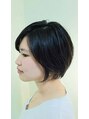 ヘアプロデュースアイング(Hair Produce Ing) 落ち着いたベーシックな、ショートボブ。