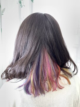 リトル(Re:tle) 【河野有希】マーブルユニコーンインナーカラー