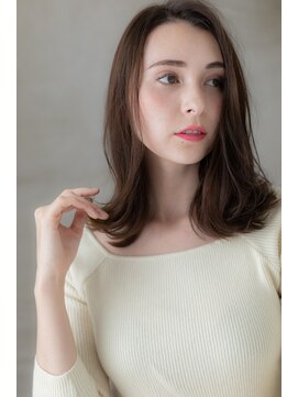 カバーヘアアンドスパ ブリス 浦和(COVER HAIR&SPA bliss) ダークアッシュxかき上げ前髪外ハネストカールZ浦和20代30代40代