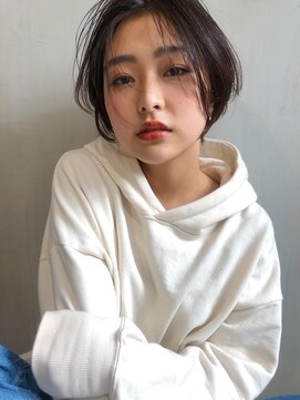 フォト 新宿(foto) グレーベージュ前髪パーマレイヤーカットダブルカラー髪質改善