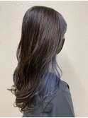 イヤリングカラー×アクアブルー