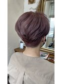 白髪ぼかし　　ニュアンシーピンクベージュ