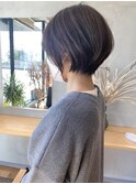 後ろ姿美人ショート