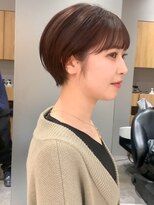ロンド 表参道店(Lond)&nbsp;【lond 表参道 伊杏】憧れの丸みショート　骨格矯正　小顔カット