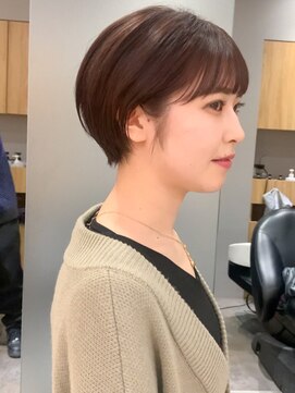 ロンド 表参道店(Lond) 【lond 表参道 伊杏】憧れの丸みショート　骨格矯正　小顔カット