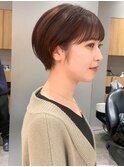 【lond 表参道 伊杏】憧れの丸みショート 骨格矯正 小顔カット