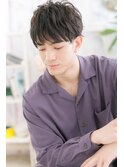 セミウェットに決める！暗髪くせ毛風ショートa1 