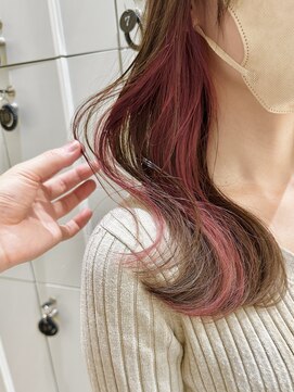 ネオリーブギンザ 銀座店(Neolive GINZA) インナーカラー×ピンク