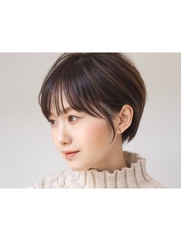 【なかもず×short】こだわりの顔周りカットで360°大人かわいいショート◇ナチュラルで再現性高いstyleへ!