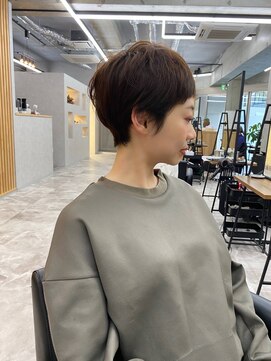 アロ 大阪梅田(alo) 【松本聖】ベリーショートパーマ《大阪梅田/ショートボブ》