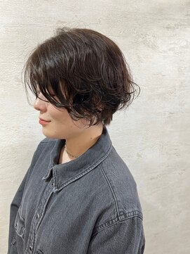 アンジェリカ(Angelica Total Beauty Lifestyle Design) くびレイヤーエモージュ愛されショートボブ艶髪パーマ