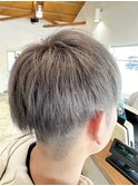 マッシュ×グレージュ
