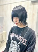*SAKI*黒髪ショートウルフ