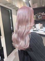 ペレ 栄店(PELE) デザインカラー/レイヤーカット/ウェットヘア/オリーブベージュ