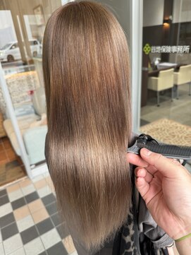 ラグーン(LAGOON) ハイトーンブリーチカラー/ホワイトミルクティーベージュ