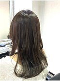 【Brella hair design】シルバーアッシュ×ロングレイヤー